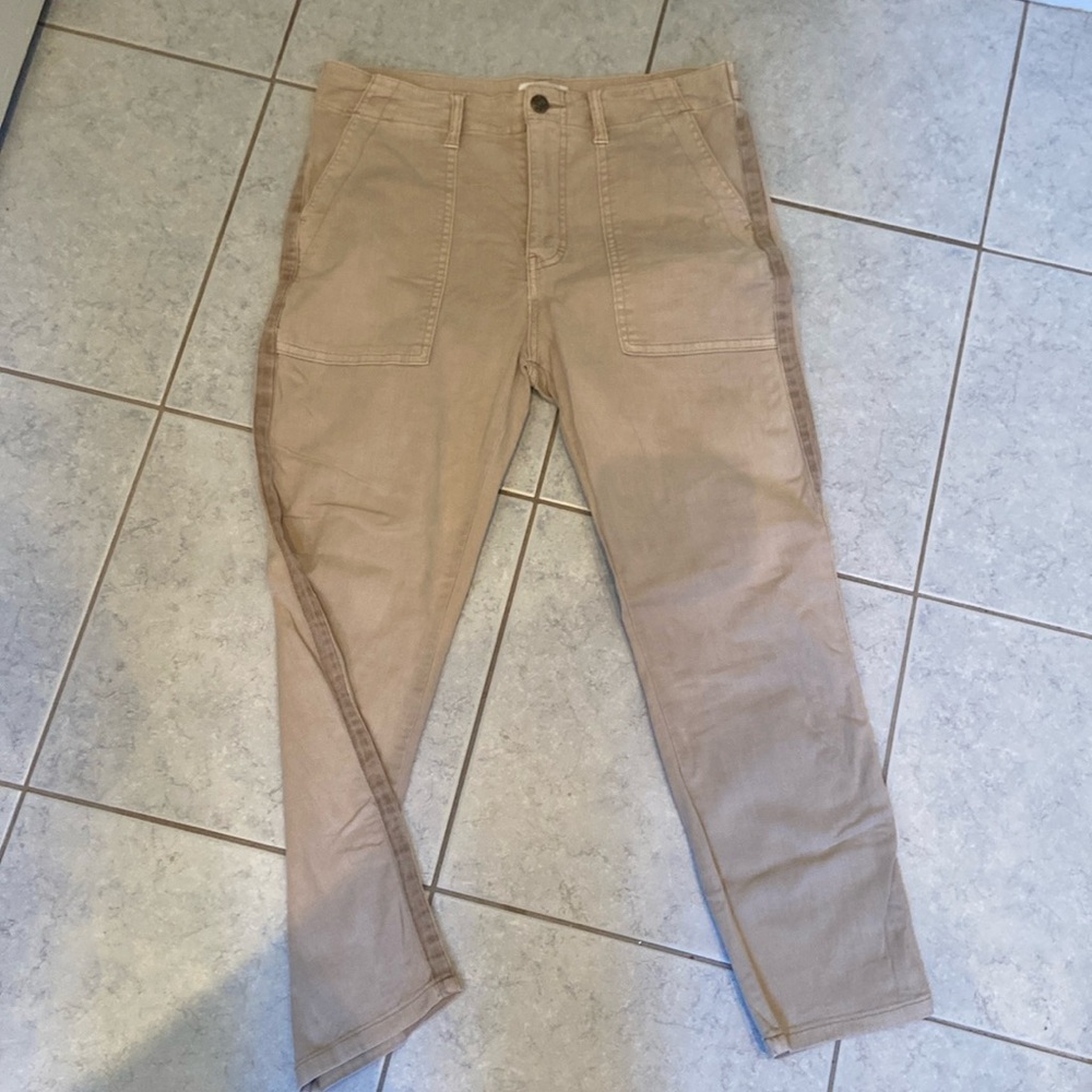 Pistola tan ankle/cropped pants.